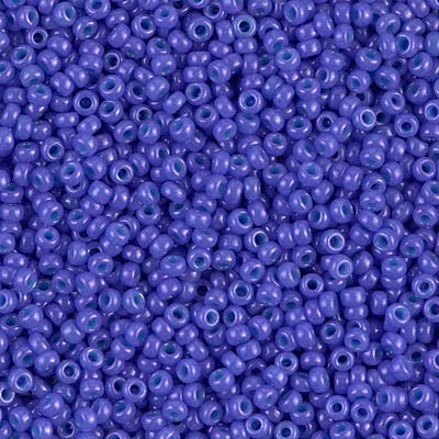 11-1477 - Blue/Purple Opaque/Luster/Inside Color Lined/Dyed 10 grams